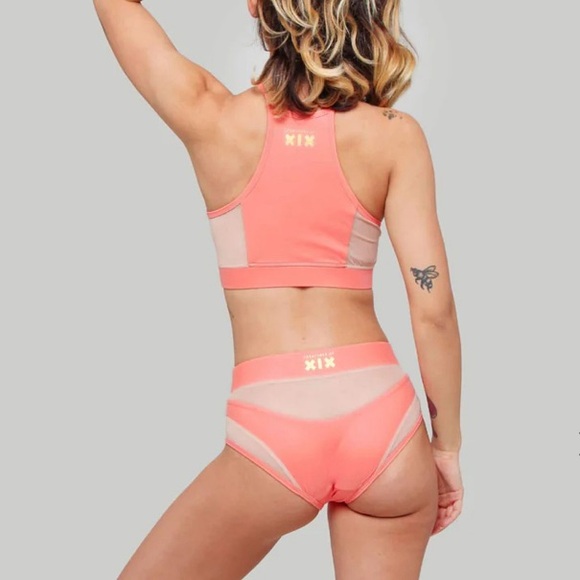 CXIX goddess mesh peach sand set XXS - Picture 5 of 8